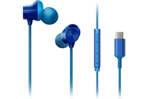 Panasonic RPTCM325PA USB-C Earphones, Blue