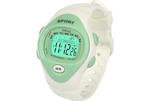 Viecaeio Kids Digital Outdoor Waterproof and Shockproof Multifunctional Sports Watch with Beautiful Gift Box for Boys and Girls Aged 3-8