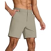 SNOWTEN Men's Classic Fit 7/9/11 Inch Golf Shorts Lightweight Long Stretch Hiking Short with 4 Pockets for Casual Work