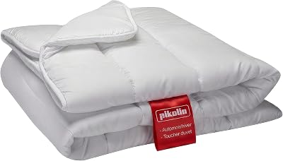 Couette 140 x 200 cm 300 g Tempérée en Fibre Ecolofil pour Lit 1 Personne - Certifié Oeko-Tex - Couette Antiallergique, Lavable, Douce et Respirante