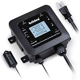 Briidea Smart WiFi Temperature and Humidity Controller with Timer Outlet, 3-in-1 Reptile Thermostat Hygrostat, App Control via Dual-Band 2.4G/5G WiFi for Greenhouse, Incubator, Mushroom, and Homebrew
