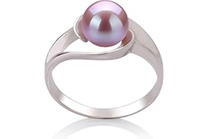 Clare Lavender 6-7mm AAA Quality Freshwater 925 Sterling Silver Cultured Pearl Ring