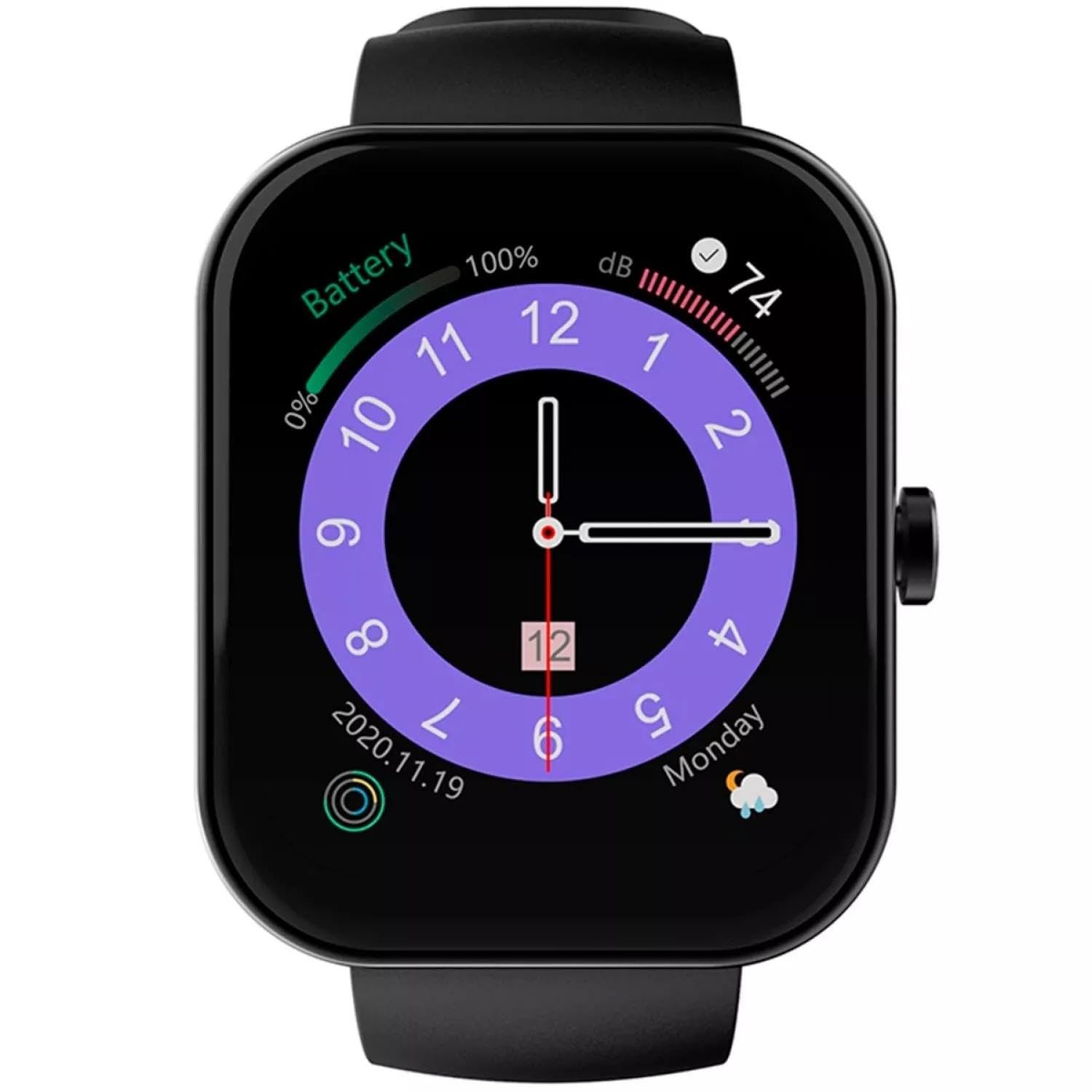 HiFuture FutureFit Ultra2 Bluetooth Calling Smartwatch, Black, One Size