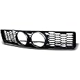 Stehlen 642167821571 Compatible With 2005-2009 Ford Mustang GT Honeycomb Mesh Front Hood Bumper Grille - Glossy Black