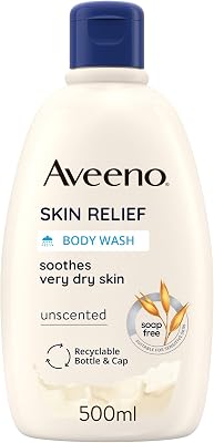 , Skin Relief, gel douche, apaise les peaux très sèches, 500 ml (lot de 1), l'emballage peut varier