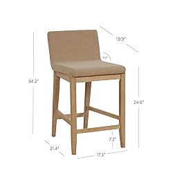 Nathan James Gracie Modern Counter Height Bar Stool