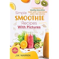 Simple Smoothie Recipes With Pictures: 7 categories of healthy smoothies made with 5 ingredients under 300 calories