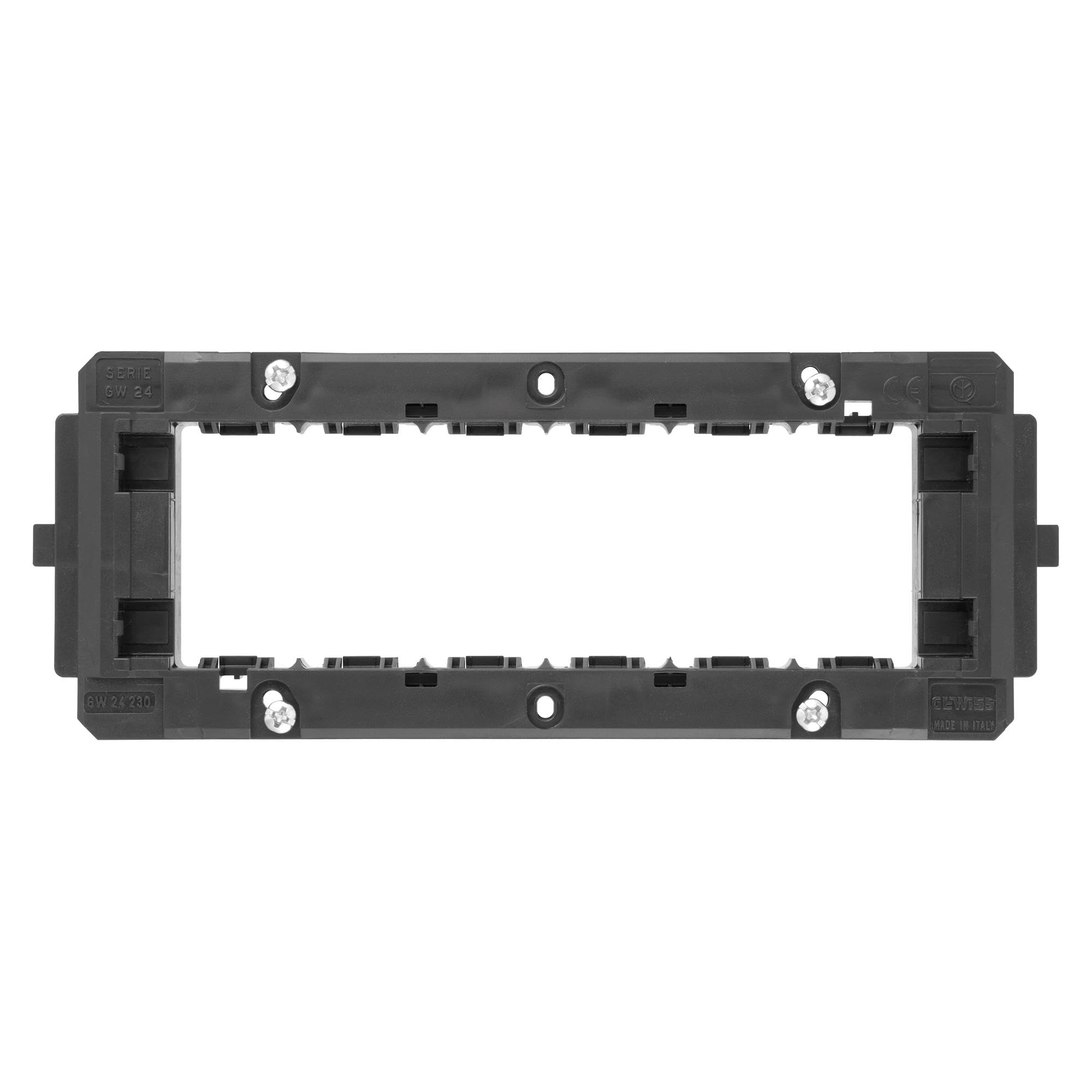 Gewiss Support, 6 Seaters, Top System Plates/Virna/Classic, System