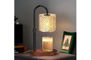 ENGPURE Candle Warmer Lamp, Candle Warmer Lamp with Timer Dimmer Height Adjustable, Candle Warmer with 2 Bulbs Electric Candle Lamp Warmer Gifts for Women Mother on Chrismas Mothers Day Birthday