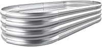 Land Guard Galvanized Raised Garden Bed Kit
