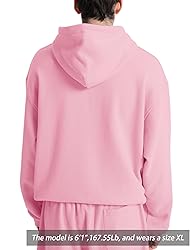 FAIABLE Mens Super Soft Oversized Hoodie Pullover