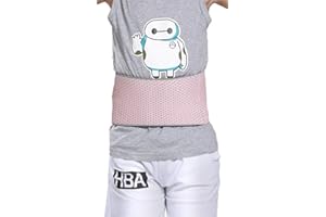 WENDYWU Kids Adjustable Waist Belt Brace Support Ballet Dance Protector Abdominal Band for Back (Pink)