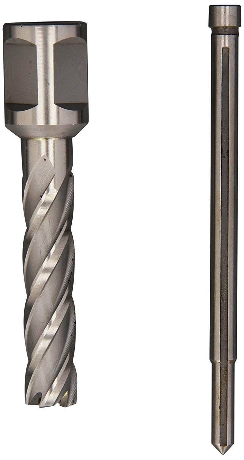 Evolution Power Tools Long Series Broaching Cutter For Magnetic Drill Universal Fitting Mag Drilling Bit 50mm Length x 12 mm Diameter, Silver