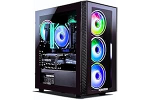 NOVATECH Phantom 2 - Prebuilt Gaming PC Desktop Computer - RTX 3050 - i7 Xeon 3.5GHz - 16GB RAM - 512GB M.2 SSD WiFi/BT, Win 11 Pro - Gaming Computer Tower, Pre Built PC Gaming - 1 Year Warranty
