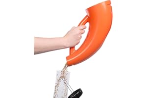 Jacobi Jayne Bird Seed Scoop SuperScoop™ Bird Food Scoop, Pet Food Scoop for Small Animal Food, Large Capacity in Unmissable Orange™ Color