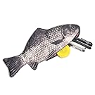 Emulation Fish Shape Creative Pencil Case Pen Bag Coin Purse Phone Bag with Simulated Linling Inside Padded Thick Foam
