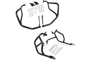 WORLDMOTOP Highway Crash Bar Engine Guard Replacement for Honda XL750 XL 750 Transalp XL750 2023 2024 2025(Upper and Lower)