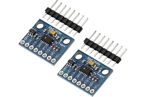 VKLSVAN 2PCS GY-291 ADXL345 Digital 3-Axis Acceleration Gravity Tilt Module IIC/SPI Transmission Low Power Consumption with pin for Arduino