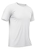 TACVASEN Swim Shirts for Men Rash Guard SPF Short