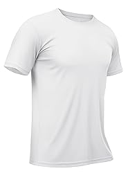 TACVASEN Swim Shirts for Men Rash Guard SPF Short