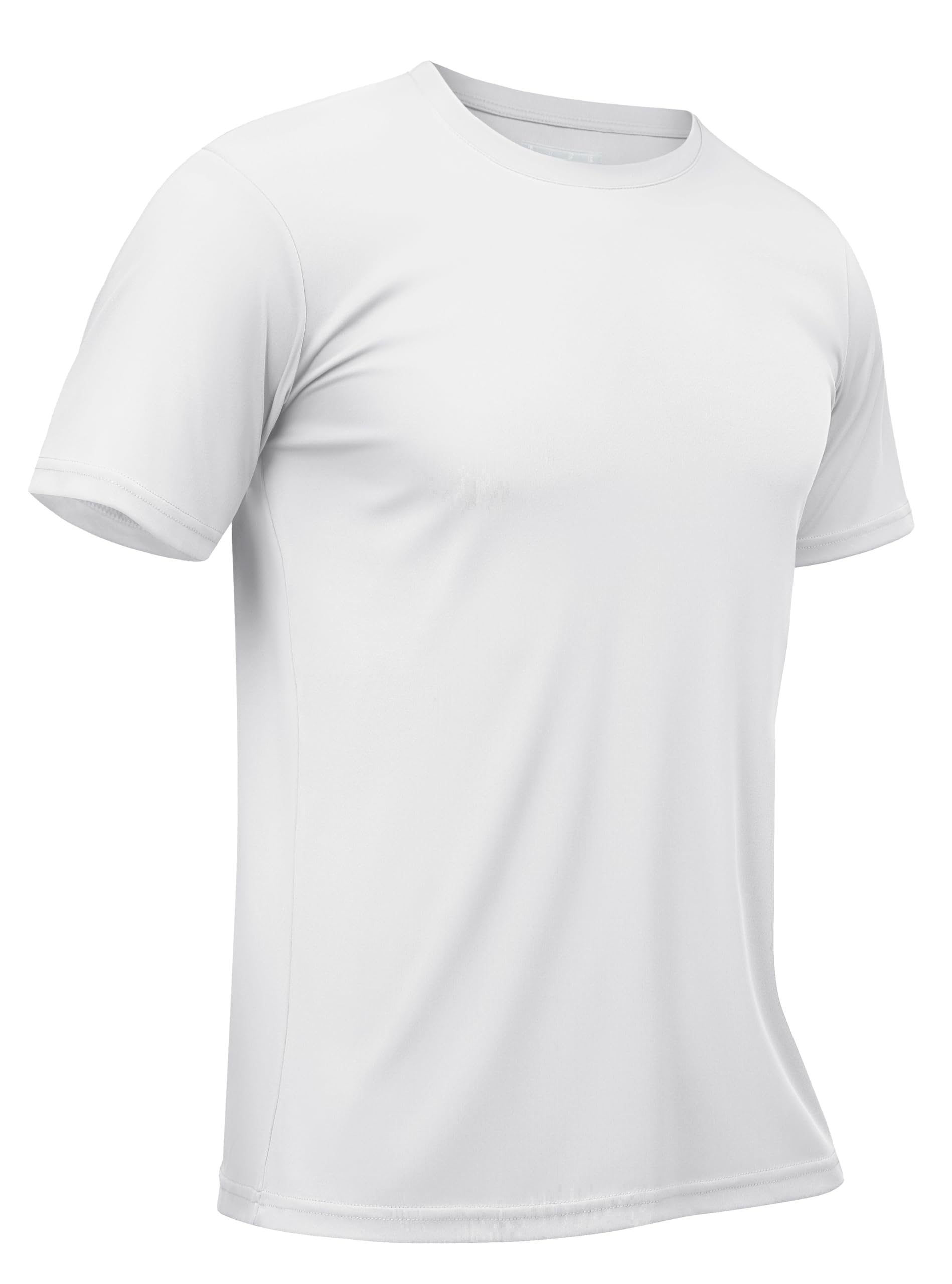 TACVASEN Swim Shirts for Men Rash Guard SPF Short