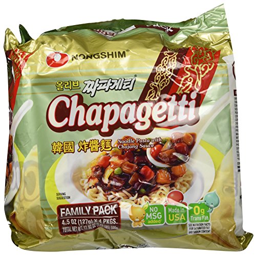 Nongshim Chapagetti Chajang Noodle, 4.5 Ounce (Pack of 4) - //coolthings.us