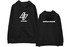 Xkpopfans Kpop MAMAMOO Hoodie New Album Reality in Black Pullover Solar HwaSa Sweatshirt
