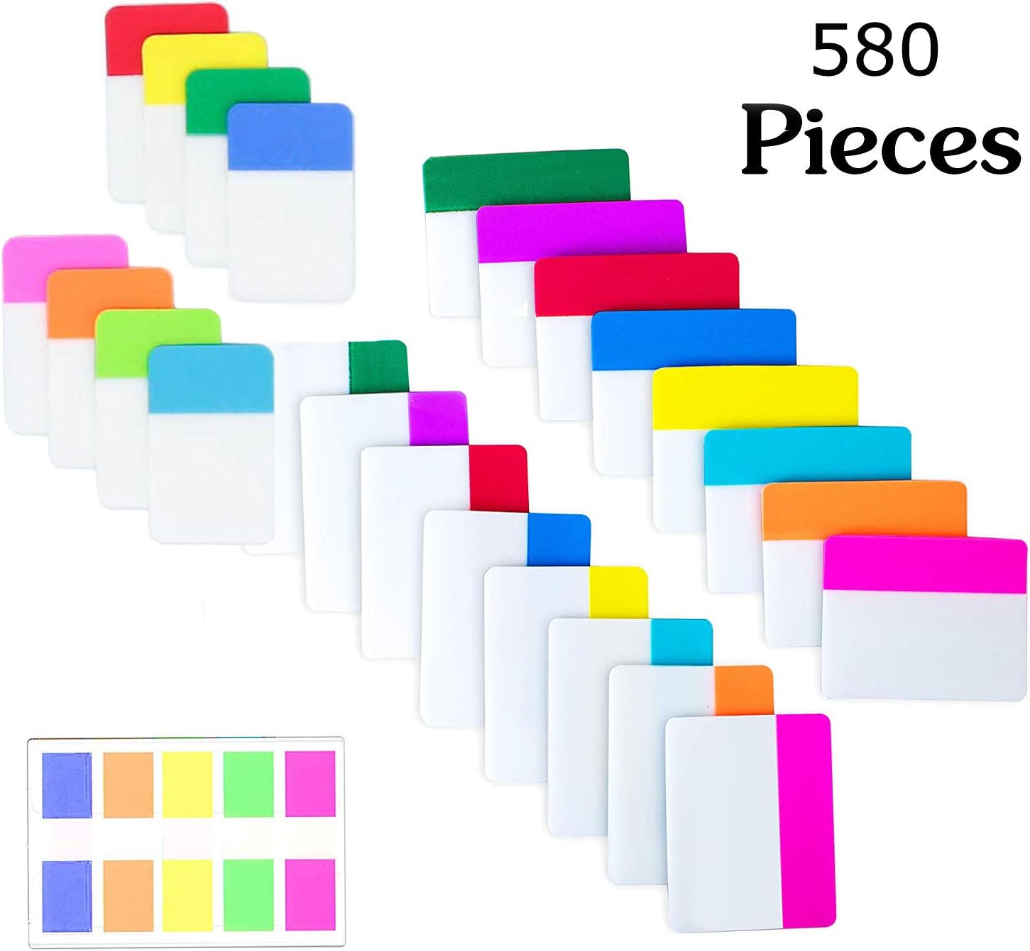 Book Tabs Index Tabs 580 Pieces Tabs Sticky Index Tabs Writable and