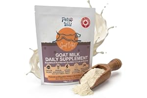 Pets Gone Wild Goat Milk Probiotic Powder for Cats & Dogs | 70 Billion Probiotics for Digestive & Immune Support | Puppy & Ki