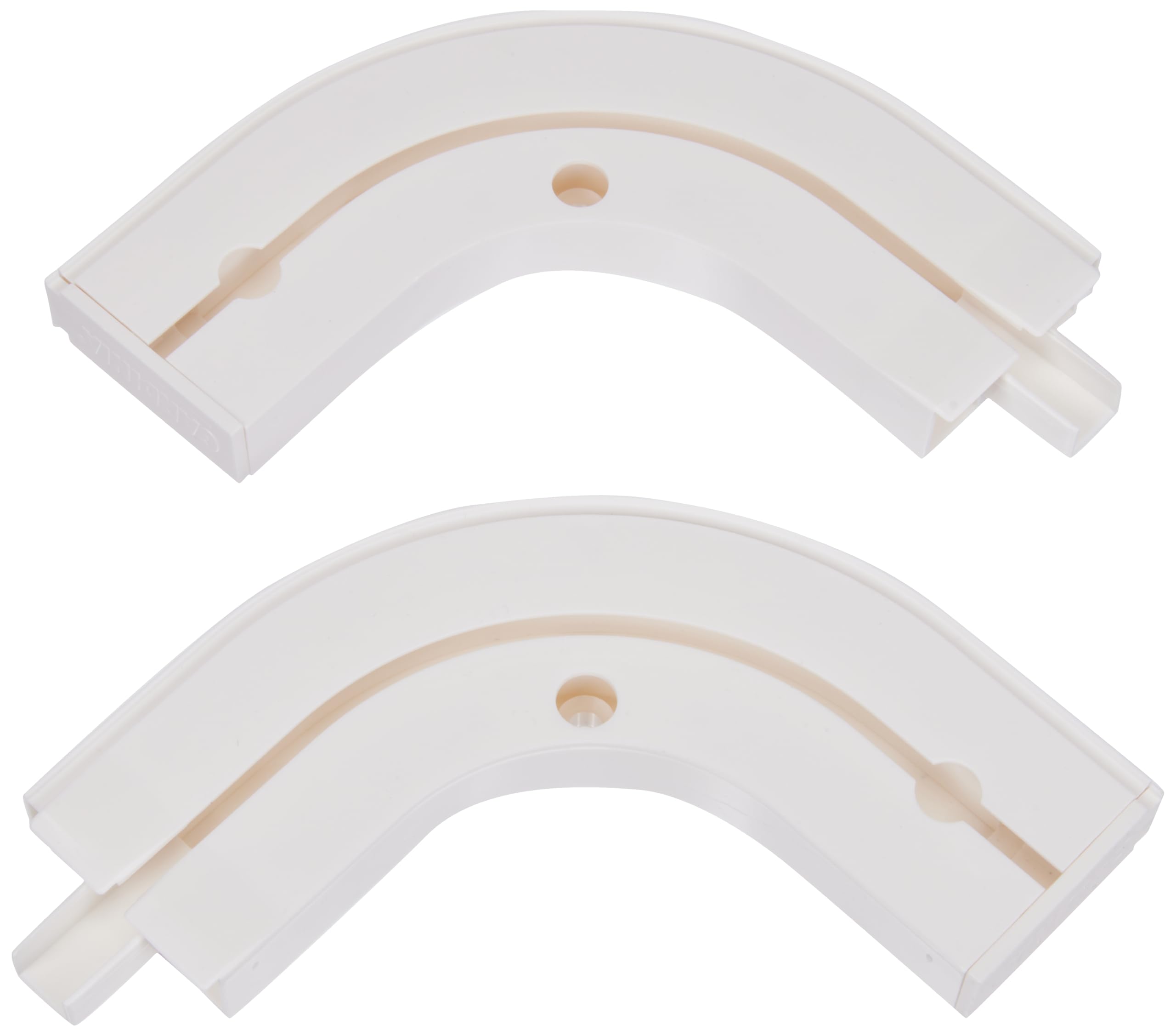 Gardinia Round Arch GE1 with End Piece, White, 1 Pair, 13.5/13.5 cm — image 1