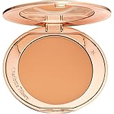 Charlotte Tilbury Airbrush Flawless Finish Setting Powder - Pore-Blurring Pressed Powder for Face Makeup to Minimize Shine with a Soft-Focus Finish