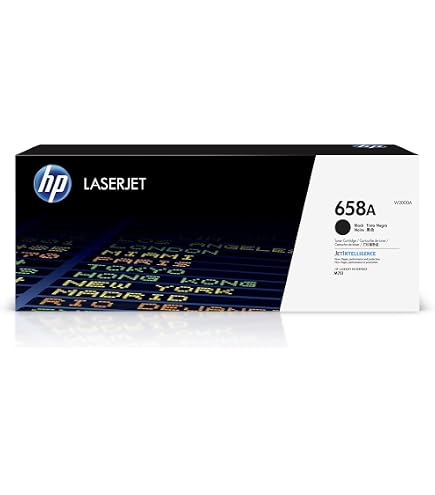 Amazon.com: HP 658X Black High-Yield Toner Cartridge | Works Color