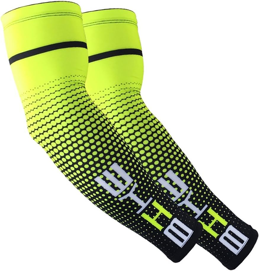 BATEER Sports Compression Arm Sleeves 1 Pair - UV Protection Cooling - for Baseball Basketball Football Running Cycling Sports - Youth & Adult Sizes