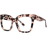 Zeelool Cat Eye Eyeglasses Frame for Women Men Non-prescription Clear Lens ZWA953631