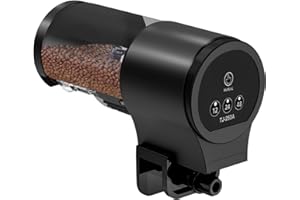 Automatic Fish Feeder - Fish Tank Food Dispenser | Portable Automatic Food Feeder for Fishes Tank | 100ml 12H 24H 48H Timer E