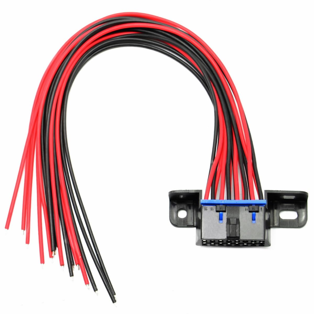 Goliton Female Connection Cables Compatible with J1962F OBD2 16 Pin Female/Male Fixed Beam Male/Female Socket Assembled Port Dashboard — image 1