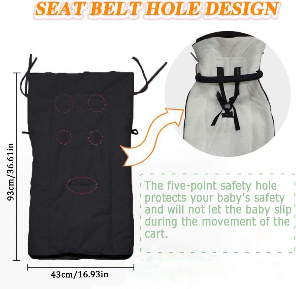 baby sleeping bag with car seat hole