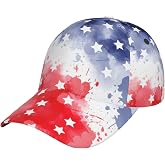 American Flag Baseball Cap, Patriotic USA Hat for Men and Women Adjustable Sun Visor Caps Trucker Hats