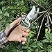 CandyHome Heavy-Duty Bypass Pruning Shears Hardness Extra Sharp Garden Hand Pruners, Long Lasting Sharpness, Ergonomic Comfortable Slip Less Effort for Avid Gardeners and Tree Trimmers Secateurs