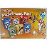 Kellogg's Cereal Jumbo Assortment Pack, 32.7 oz, 30 Mini Boxes