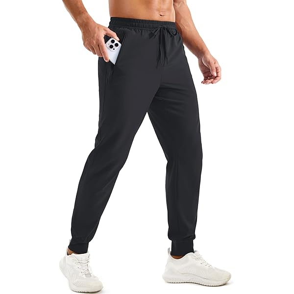 Amazon.com: G Gradual Men's Golf Joggers Pants with Zipper Pockets