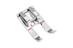FIKLOTA Metal Open Toe Presser Foot for Low Shank Snap-On Singer, Brother, Janome, Juki, Babylock, Elna, Kenmore, White, Necchi, Simplicity, New Home, Euro-Pro and More Sewing Machines