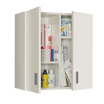 Schrank für Büro, Wand, Maße: 60 x 59 x 26,5 cm tief: Amazon.de: Küche