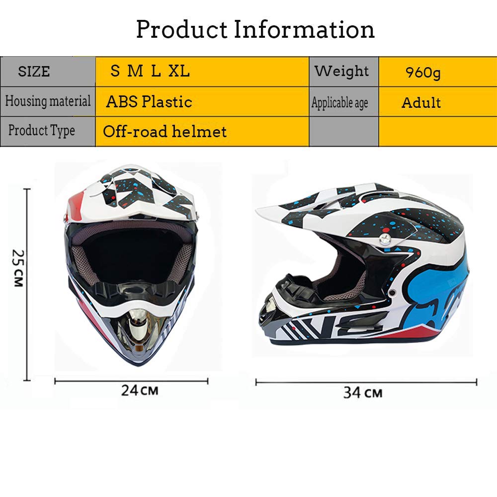 casco motocross clasico
