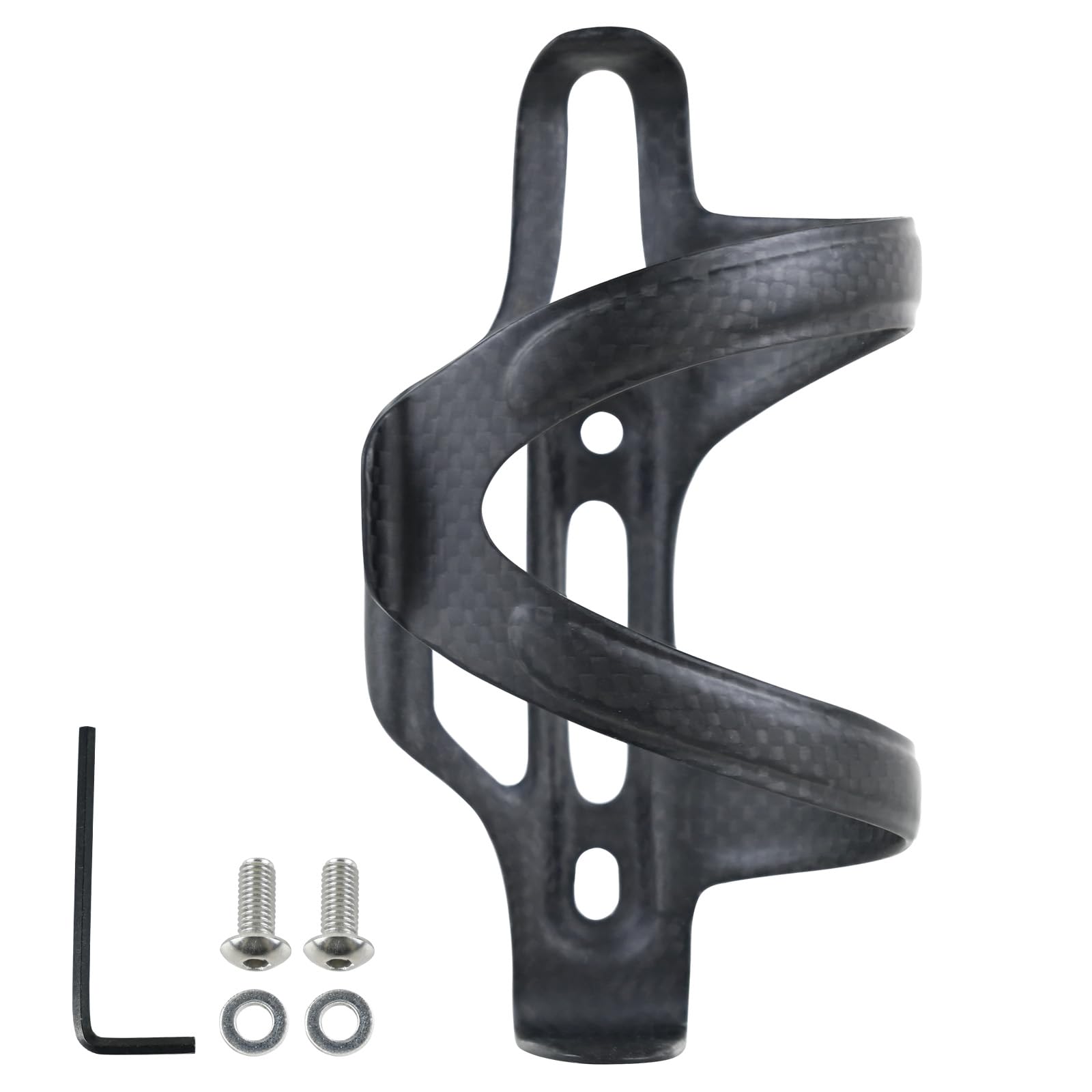 ROADNADO Bike Bottle Cage Bike Lightweight Strong Bike Water Bottle Holder Secure Retention System Carbon Fiber Bike Cup Holder for Mountain Bike Road Bike MTB