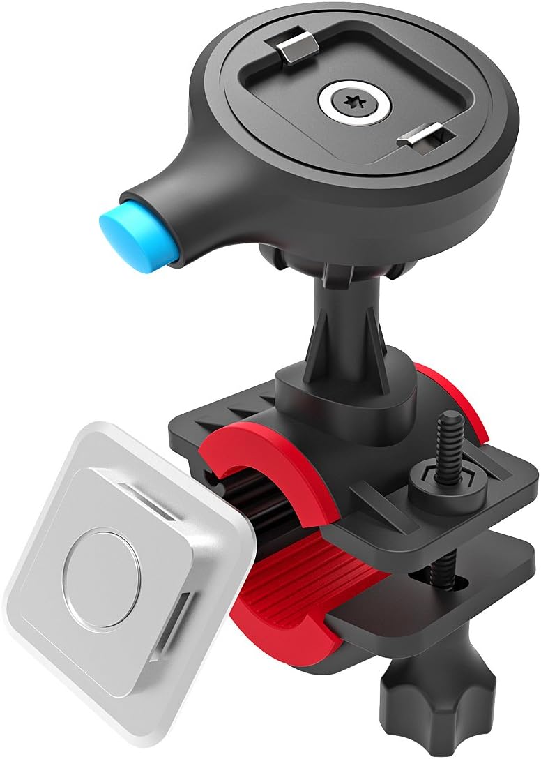 Clipster Bike Phone Mount for iPhone and Smartphones, Bike and Pushchair Mount with One Touch Lock & Release Feature, Universal Mount Compatible with iPhone X, iPhone 8 Plus, 7, 6S, 6 Plus, Samsung Ga