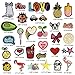 30PCS Iron On Patches Embroidered Appliques DIY Decoration or Repair,Sew On Patches for Clothing Backpacks Jeans Caps Shoes etc (Cute Styles)