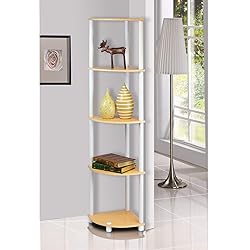 Furinno Turn-N-Tube 5 Tier Corner Display Rack