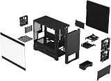 Fractal Design Pop Mini Silent TG Black Tempered Glass mATX Case 3x120mm Fans view 3