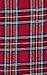 PajamaGram Stewart Plaid Flannel Nightgown, Red, Big Girls' 8